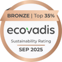 2025 Ecovadis Bronze Award Top 35%